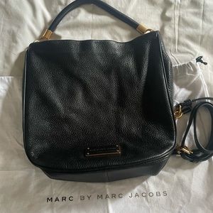 NWOT black leather Marc by Marc Jacob hobo